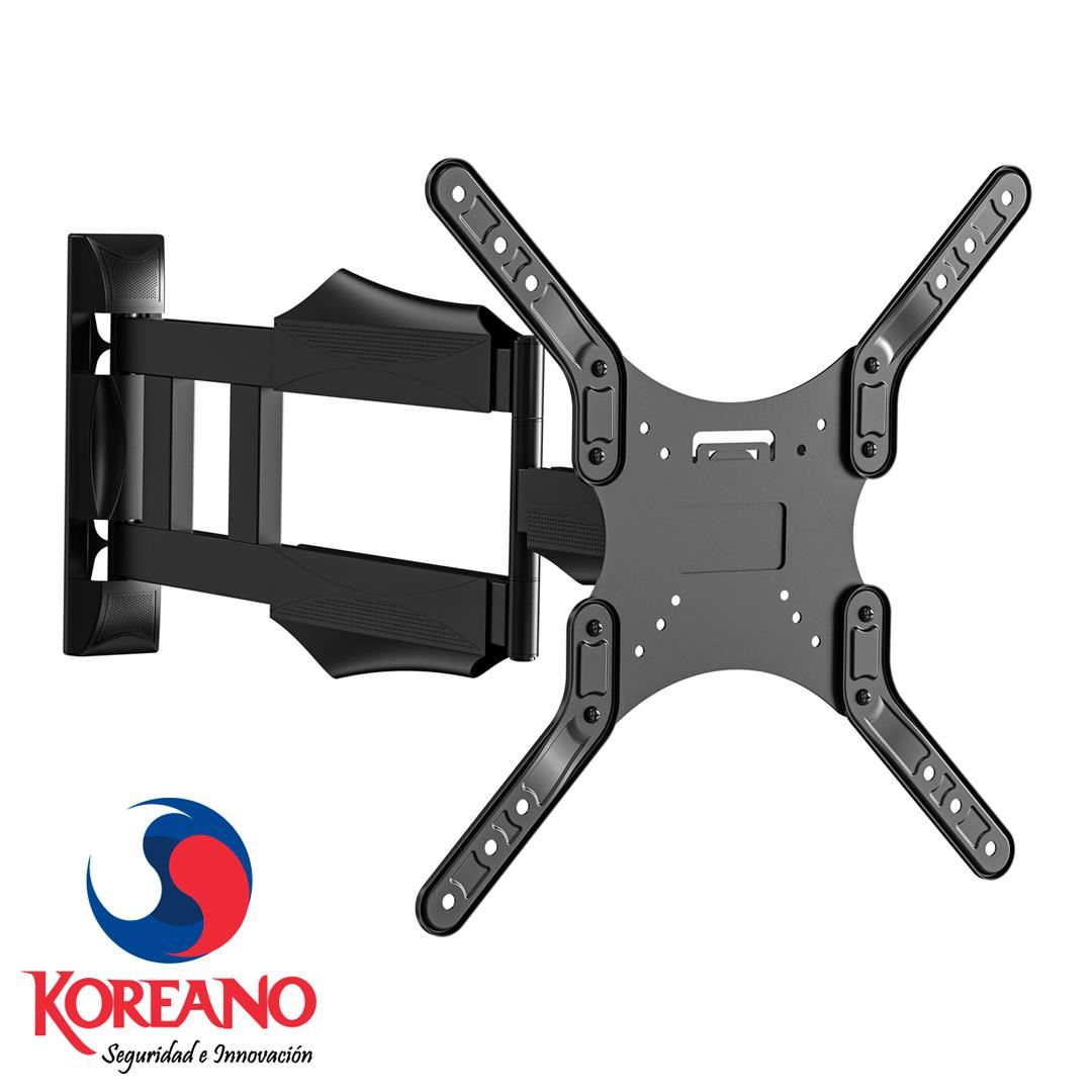 SOPORTE DE PARED PARA TV CON DOBLE BRAZO ARTICULADO REFORZADO 23 A 65 PULGADAS | KL70